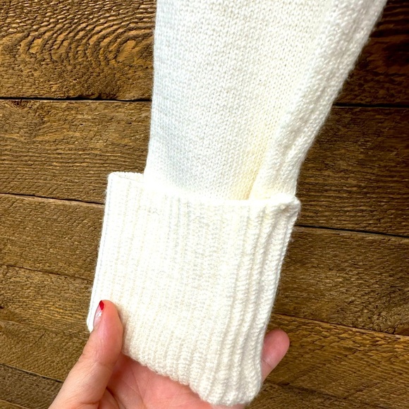 1.STATE Cold Shoulder Turtleneck Sweater in Antique White XS - Picture 5 of 9